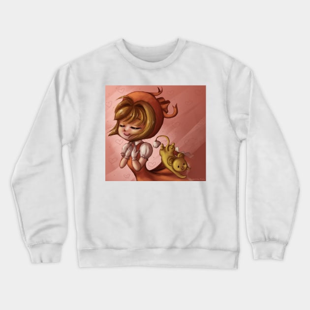 Little Hearts Crewneck Sweatshirt by Dapper Draws